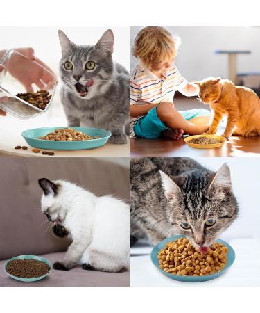 8 Pcs Cat Food Dish Cat Bowls Whisker Fatigue Free Cat Food Bowls Multipurpose Cute Pet Bowl to Relieve Whisker Fatigue for Cats Kittens Puppies Dishwasher Safe (Four color) - Buy Online on GoSupps.com