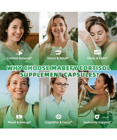 Cortisol Supplements for Women/Men - 10 in 1 Cortisol Manager Reducer Lower Detox Balance with Magnesium, Ashwagandha, L-Theanine for Stress, Sleep, Calm, Mood Support - 60 Capsules for 30 Days 60 Count (Pack of 1) - Buy Online on GoSupps.com