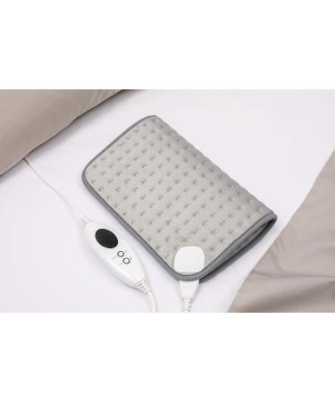 Buy Sinnlein Heating Pillows - T V S d GS Checked 30x60 cm Fleece Electric Heat with Auto Shut-Off 6 Temperature Levels Washable Digital Display - Gray - Buy Online on GoSupps.com