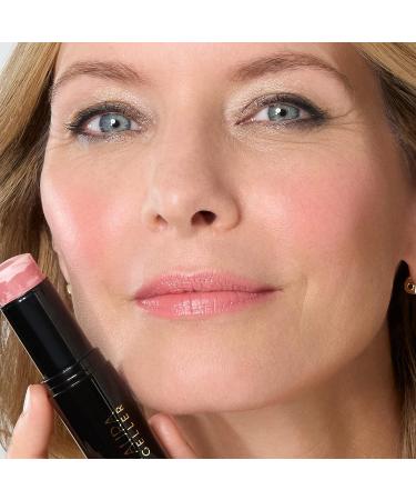 LAURA GELLER Italian Marble Blush Stick in Pink Fiore | Cream Finish Cheek Makeup + Angled Brush - Buy Online on GoSupps.com