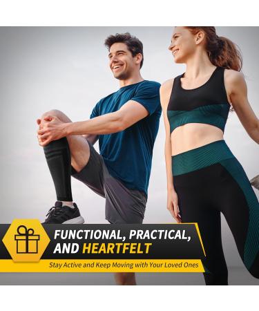 Cambivo Compression Stockings for Men - Footless Calf Compression Socks for Shin Pain Varicose Veins & Sports Comfortable L-XL Size - Buy Online on GoSupps.com