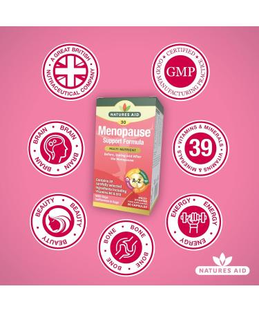 Menopause Support Formula - 30 Caps for Relief & Well-Being | International Shipping Available - Buy Online on GoSupps.com