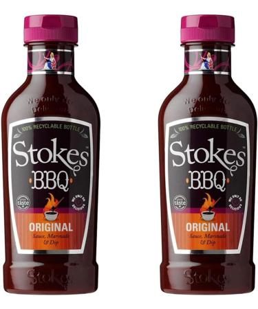 Stokes Original Barbecue Sauce in Squeezy Bottle 510g - Pack of 2