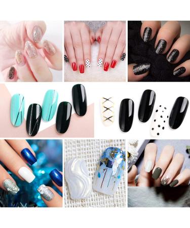 7 Pieces Nail Art Builder Brush Set - UV Gel & Acrylic Painting Pen in Purple - Buy Online on GoSupps.com