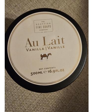 The Scottish Fine Soap Au Lait Vanilla Body Butter 16.9 fl oz/500ml