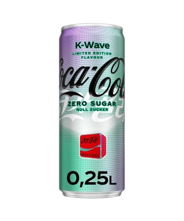 Coca-Cola Creations K-Wave Zero Sugar Limited Edition - 24 x 250ml | Stylish Calorie-Free Refreshment - Buy Online on GoSupps.com