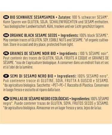 KoRo - Organic Black Sesame 1.5 kg - Nutrient-rich and hazelnut flavor - Rich in protein - Buy Online on GoSupps.com