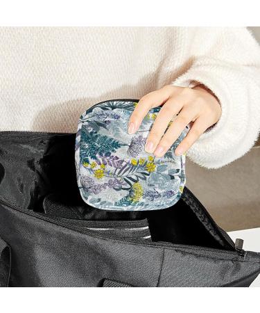 Womens Bonds Storage Pockets Stillpad Holder | Flower Pattern Portable Period Kit | Feminine Product Bag for Women & Girls | Color 4 - Buy Online on GoSupps.com