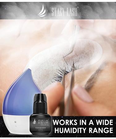 Stacy Lash Extra Strong Eyelash Extension Glue - 0.17fl.oz / 5ml - 0.5-1 Sec Drying Time - 7 Weeks Retention - Professional Use Only - Black Adhesive - 0.17 Fl oz - Buy Online on GoSupps.com