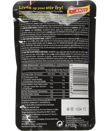 Amoy Black Aromatic Bean Stir Fry Sauce & Ginger Combo - 240g (2 Packs) | Authentic Asian Flavors - Buy Online on GoSupps.com