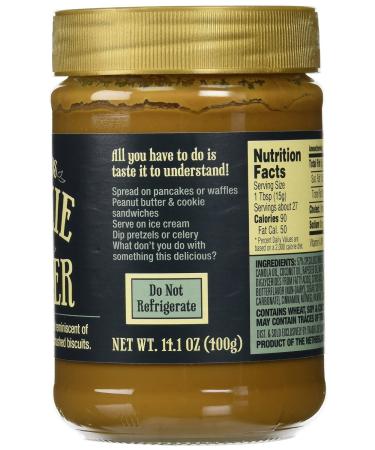 Speculoos Cookie Butter 14.1 Oz Jar - Delicious Spread - 1 Pack - Buy Online on GoSupps.com