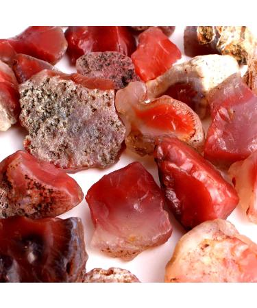Natural 1PC 10-50g Natural African Red Brown Agate Half Nodule Stone Uncut Rough Stones Crystal Minerals Gift ningxiao (Size : 10-20g) - Buy Online on GoSupps.com