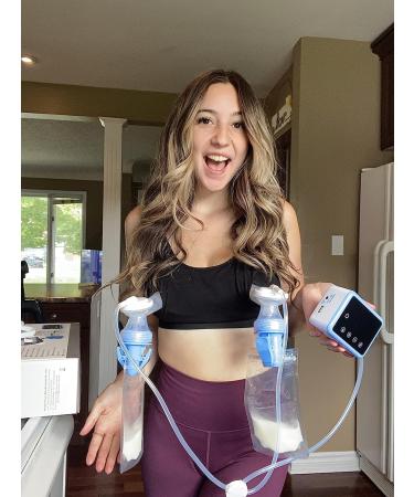 Bellababy Double Electric Breastfeeding Pump | Touch Screen | Pain-Free | Strong Suction | 4 Models | 9 Levels | 24mm Flanges - Buy Online on GoSupps.com