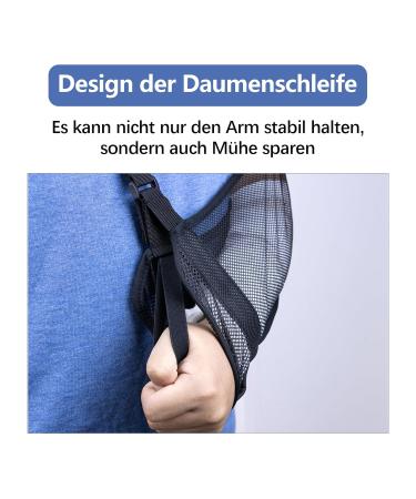 Adjustable Mesh Shoulder Loop with Foam Neck Pad - Breathable Arm Support for Injury Relief (Beige) - Unisex Right/Left - Buy Online on GoSupps.com
