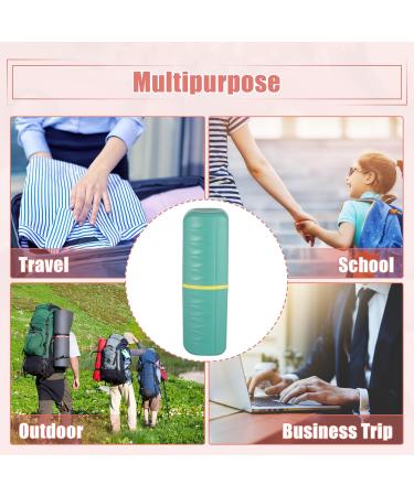 VOCOSTE Lightweight Travel Toothbrush Case - Plastic Holder for Business & Travel Green - Compact Size 2.36"x1.57"x7.87 - Buy Online on GoSupps.com
