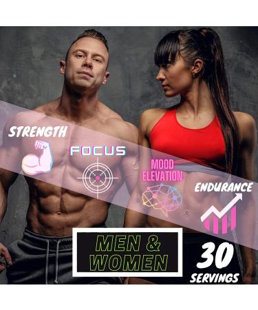 Mammoth Labs Pump Pre Workout - 30 Servings | Explosive Energy & Focus, Nitric Oxide Boosters | Build Muscle & Increase Endurance | Sugar-Free, Gluten-Free Energy for Men & Women - Buy Online on GoSupps.com