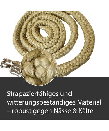 Buy Olive 1.60m Lead Rope with Panic Hook for Horses Ponies & Donkeys | Stylish Tie Rope Designs - Buy Online on GoSupps.com