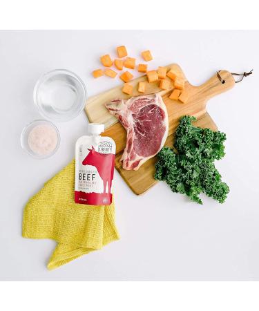 Serenity Kids Grass Fed Beef Baby Food Pouches with Kale & Sweet Potatoes - 6+ Months (12 Count) - Buy Online on GoSupps.com