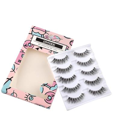 JIMIRE Beauty Natural False Voluminous Eyelashes | Luxurious Lightweight & Long-Lasting | Shop Internationally - Buy Online on GoSupps.com