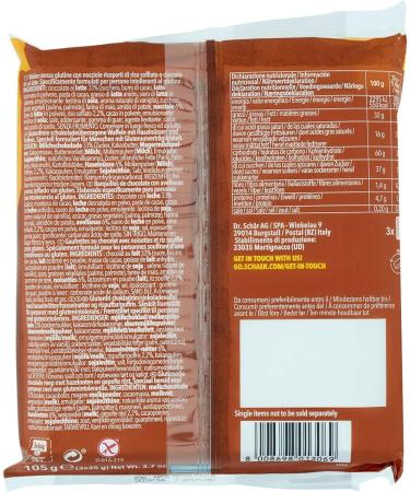  Sch r Schar Crisp Bar Crisp Bar Waffles with Hazelnuts Covered with Puffed Rice and Milk Chocolate Gluten Free 3 x 35g Snacks + Polpa Italian Gourmet 400g (14.1oz) - Buy Online on GoSupps.com