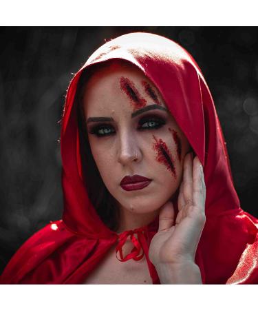 COKOHAPPY Stipple Sponges and Fake Scab Blood Kit for Halloween Makeup - Buy Online on GoSupps.com
