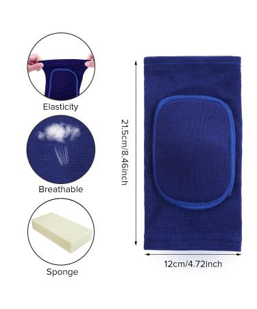 Arm Brace Pads - Elbow Protector Strap Pair for Tendonitis & Sports | Breathable Anti-Collision Support for Kids Men Women & Elderly Blue (40-75kg - Buy Online on GoSupps.com