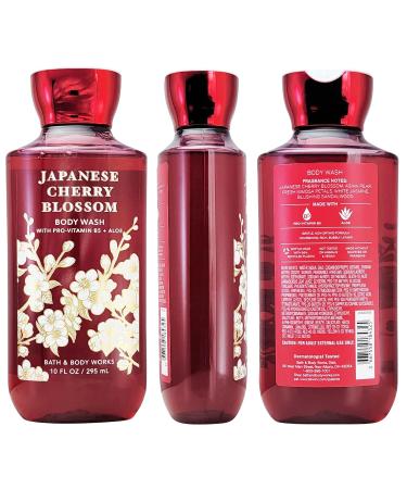 Japanese Cherry Blossom Body Wash - Pro-Vitamin B5 & Aloe - 10 FL OZ | Nourishing Bath & Body - International Shipping Available - Buy Online on GoSupps.com
