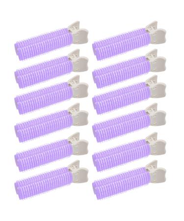 Volumizing Hair Clips Hair Root Volumizing Clips Volumizing Root Clips for Hair Hair Volume Clips for Roots (12 Pcs Purple)