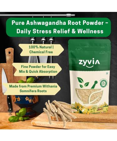 Organic Ashwagandha Root Powder Unpolished Premium Grade Natural Adaptogen for Stress Energy & Immunity 100% Pure Herbal Supplement (3.5 Ounce) 3.5 Ounce (Pack of 1) - Buy Online on GoSupps.com