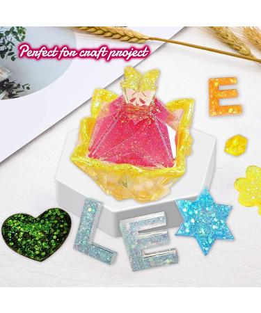 Hemoer Yellow Opal Glitter - 100g Chunky Sequins for Crafting Resin Face Nail & Body Art | Premium Glitter Powder for Festivals & Slime - Buy Online on GoSupps.com