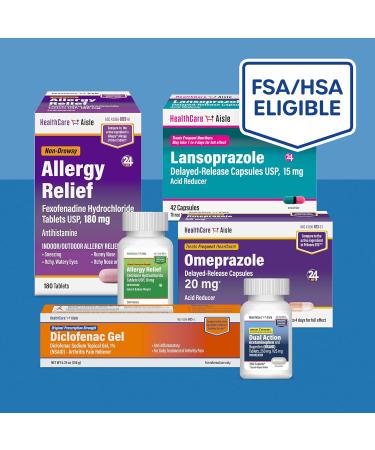 HealthCareAisle Allergy Relief - Cetirizine Hydrochloride Tablets USP 10 mg - 500 Tablets - Original Prescription Strength Allergy Medication 24-Hour Relief 500 Count (Pack of 1) Relief - Buy Online on GoSupps.com