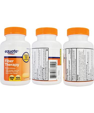 Fiber Therapy Methylcellulose 500 mg 100 Caplets and Vital Volumes Tips Card Bundle 100 Count (Pack of 1) - Buy Online on GoSupps.com