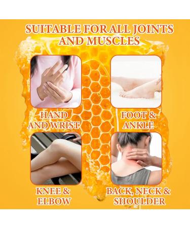 Organic Bee Venom Muscle & Joint Cream - Extra Effective Relief for Neck Hands Feet & More | 2 Fl Oz (Pack of 6) - Arnica & Vitamin B6 - Buy Online on GoSupps.com
