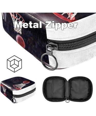 GIAPB Period Storage Bag - Sanitary Napkin, Tampon & Makeup Pouch - Basketball & Basketry Color - Buy Online on GoSupps.com