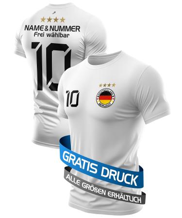 De fanshop children football gifts boy men germany jersey em 2024 personalized with their own name football jersey national team fans