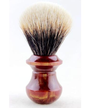 Frank Shaving Badger Hair Shaving Brush with Resin Handle - 24mm Bulb Knot for Professional & Personal Shaving - Buy Online on GoSupps.com