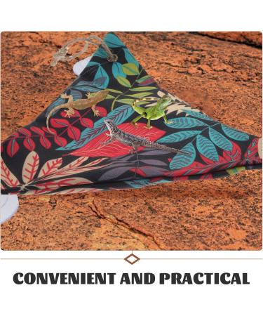 Reptile Hammock 1 Set of Lizards Hanging Triangle Hammock Small Pet Swing Bed Reptile Tanks Accessory A As Shown - Buy Online on GoSupps.com