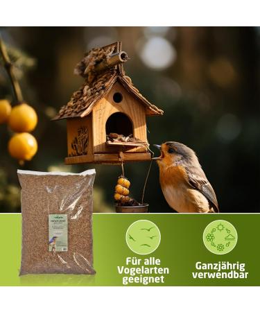 Eggersmann volaris 10kg Dried Mealworms | High in Protein & Natural | Ideal for All Types of Birds | Wild Bird Food All Year - Buy Online on GoSupps.com
