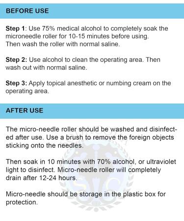Sodacoda Dermaroller - 540 Titanium & Stainless Steel Micro Needles | 2.50mm Needle Length for Ultimate Skin Rejuvenation - Buy Online on GoSupps.com