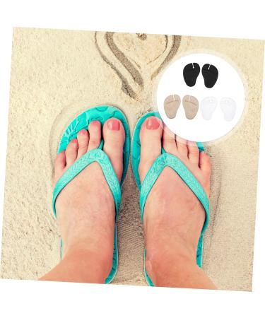 FRCOLOR Toe Pads - 3 Pairs of Forefoot Cushions | Anti-Metatarsal Pads for Women | Comfortable Gel Foot Protectors & Sandal Inserts - Buy Online on GoSupps.com