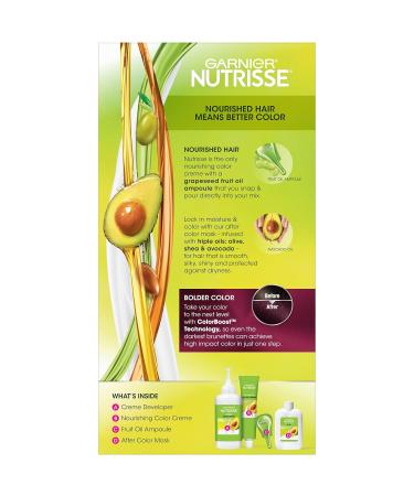 Garnier Nutrisse Ultra Color BR1 Deepest Intense Burgundy Red Hair Dye - 1 Count - Buy Online on GoSupps.com
