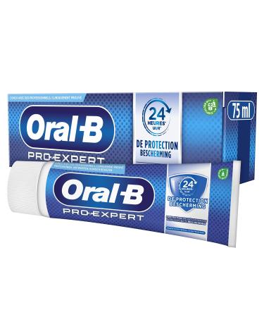Oral-B Pro-Expert Toothpaste Against Plaque, Professional Protection of Teeth, Gums and the Entire Mouth, Against Sensitivity, Remineralization of Enamel, 75ml