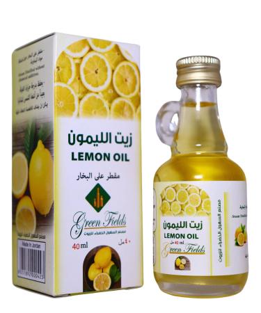 Green Fields Lemon & Sesame Oil Blend - Ready-to-Use Cold Pressed & Distilled