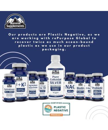 Summit Supplements Chelated Zinc Citrate 50mg - Enhanced Sleep & Immune Support - 120 Tablets for Men & Women - 3rd Party tested & Made in Canada - Buy Online on GoSupps.com