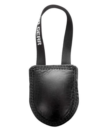 Dingo Gear S00229 Dog Toy/Dog Toy Made of Genuine Leather Handmade Robust for Dog Training Black 12 cm Black