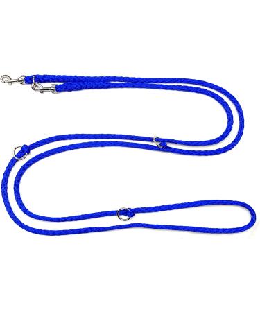 Lightweight 4-Way Adjustable Dog Leash for Small Dogs up to 15kg - 3.50m in Blue | Durable & Robust Design - Buy Online on GoSupps.com