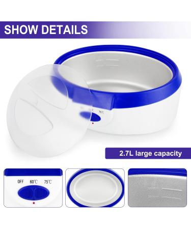 Forever Speed Paraffin Wax Bath for Hands & Feet - 265W Electric Paraffin Baths with Wax Set - Blue | International Shipping Available - Buy Online on GoSupps.com