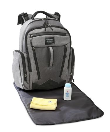 Eddie Bauer Places & Spaces Bridgeport Diaper Bag Backpack - Stylish and Spacious | 1 Count - Buy Online on GoSupps.com