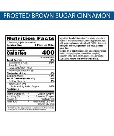 Pop-Tarts Frosted Brown Sugar Cinnamon 144ct - Breakfast Foods & Kids Snacks - Buy Online on GoSupps.com