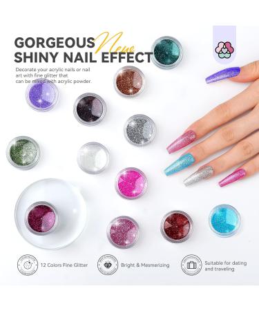 SSProAcryl Professional Acrylic Nail Kit: All-in-1 Nail Kits Acrylic with Everything 30 Days Wear Acrylic Nail Powder Brush EMA Monomer Nail Drill Essential Oil Nail Artist Nail Extension Carving New Purple Style Acrylic Nail Kit Professional - Buy Online on GoSupps.com